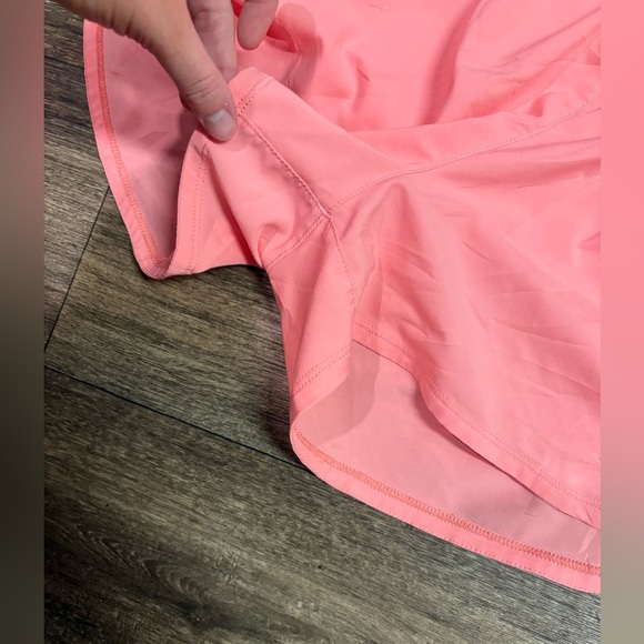 Women's Nike DX6642 Dri-Fit Ultra High-Waisted 3" Brief-Lined Shorts Soft Pink - Picture 7 of 11